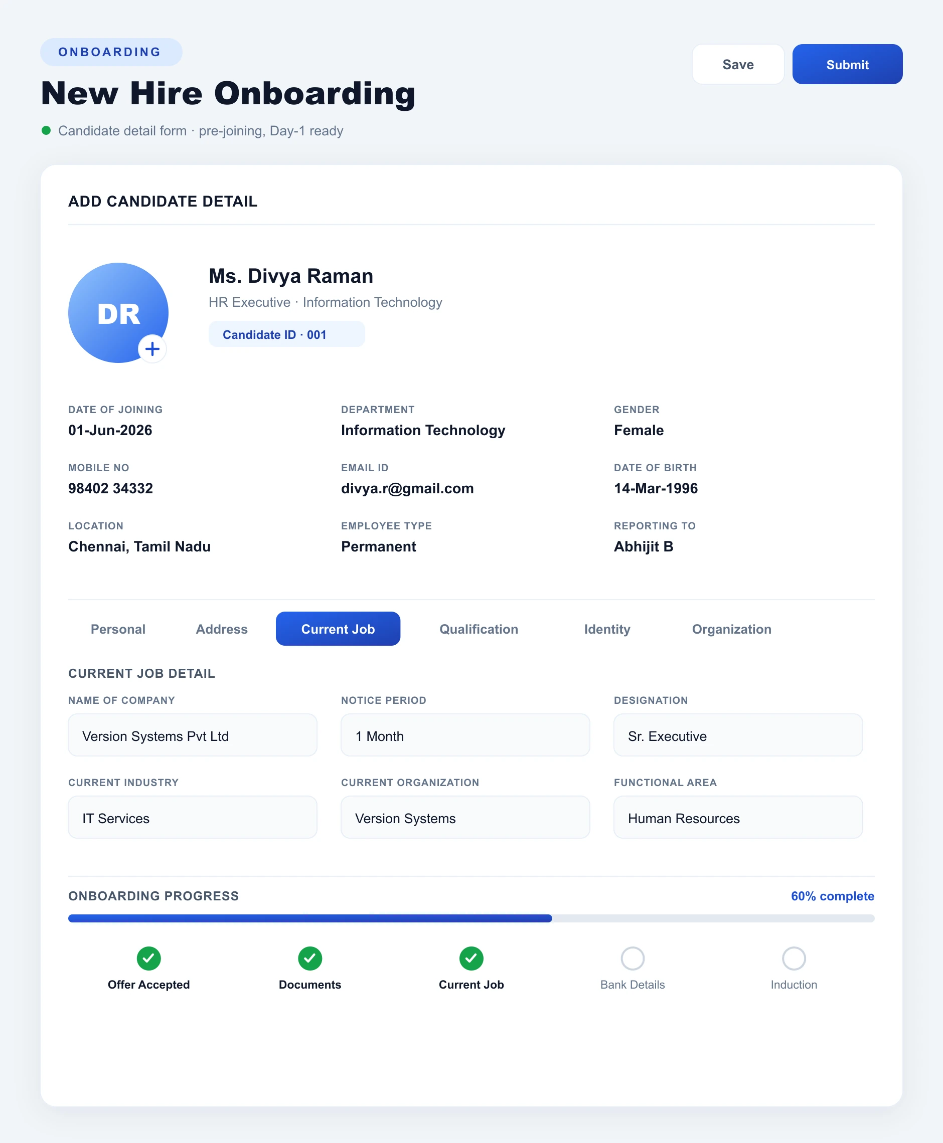Onboarding Software